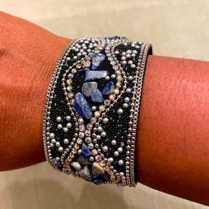 Bohemian Handmade Ethnic Style Bracelet-Navy Blue